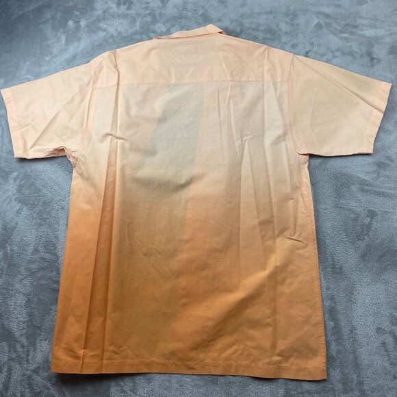 Koman Modern Basics Short Sleeve Button Down Shirt Men's Size Large - Picture 7 of 7